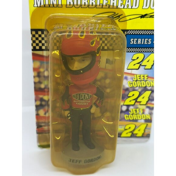Jeff Gordon #24 NASCAR Mini Bobblehead – Bobble Dobbles Series Figure 4 NIP - Picture 3 of 6